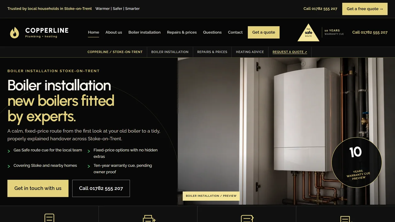 What a Staffordshire Plumber Website Needs to Do