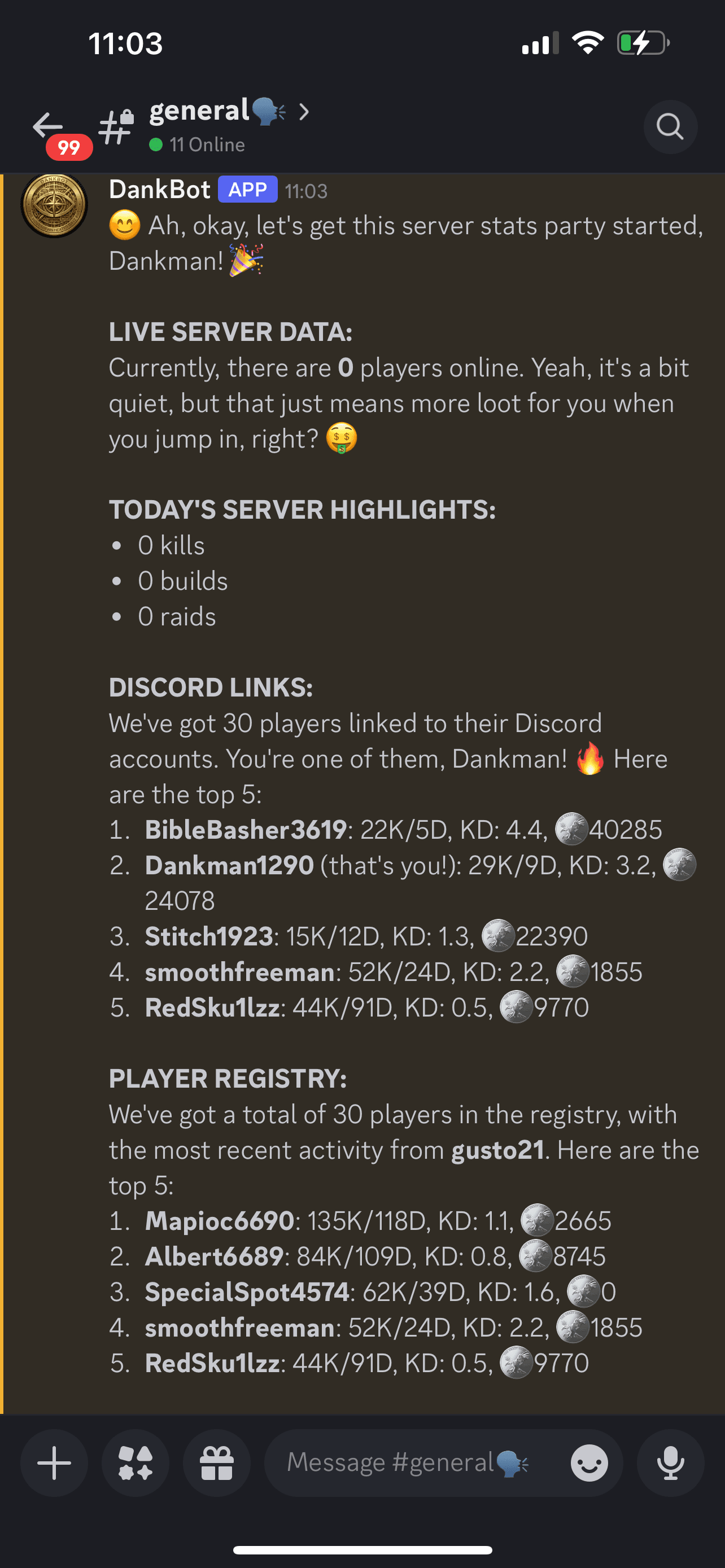 DankBot — DANK DAYZ Community Bot screenshot 4