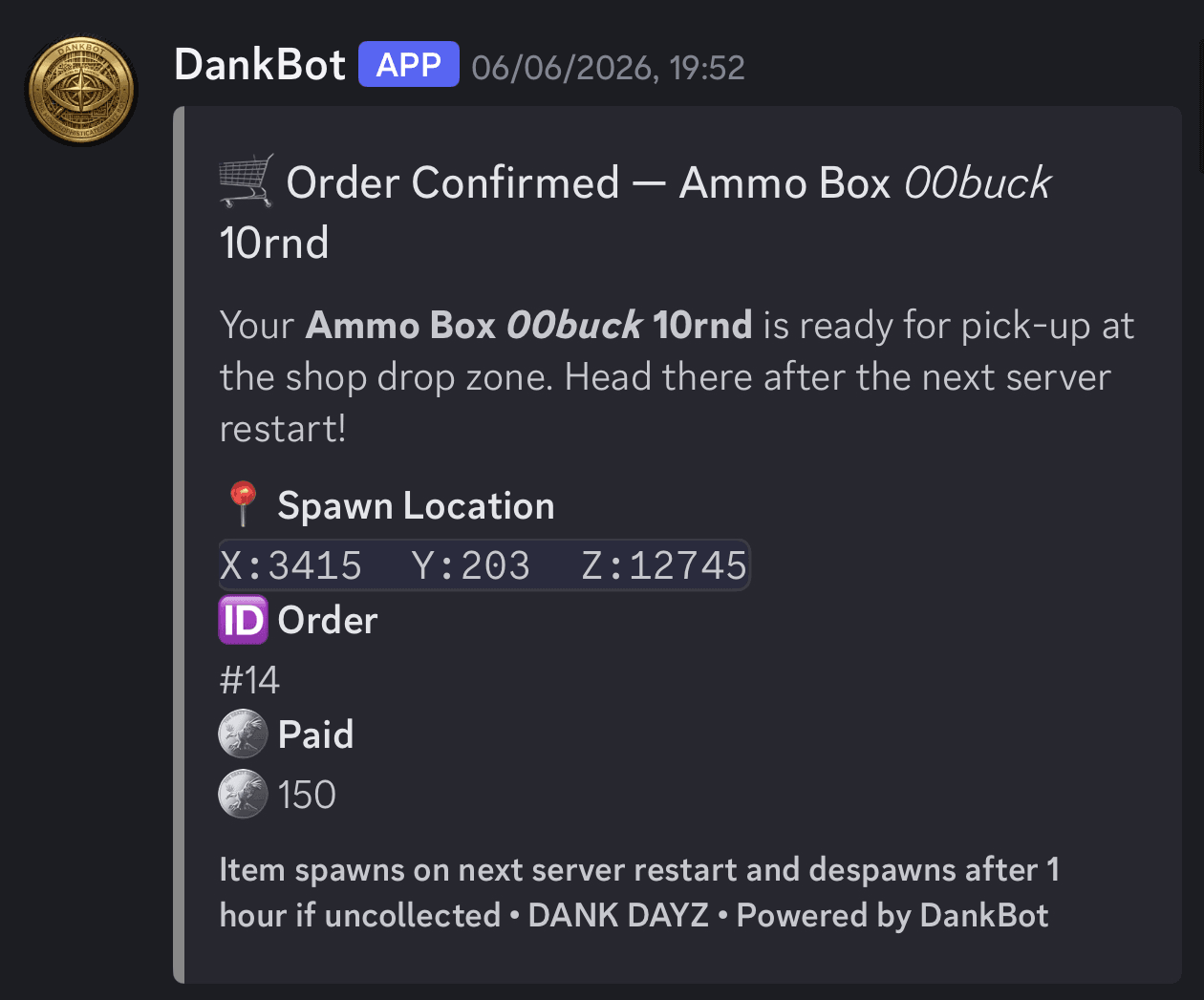 DankBot — DANK DAYZ Community Bot screenshot 8