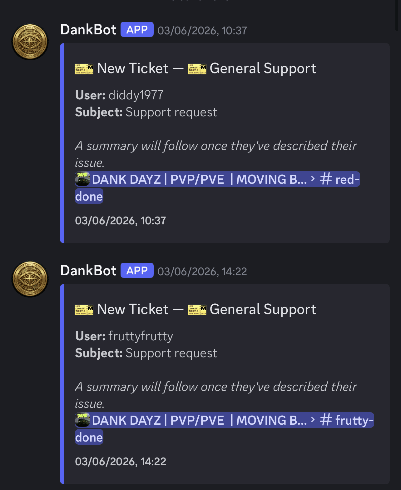 DankBot — DANK DAYZ Community Bot screenshot 10