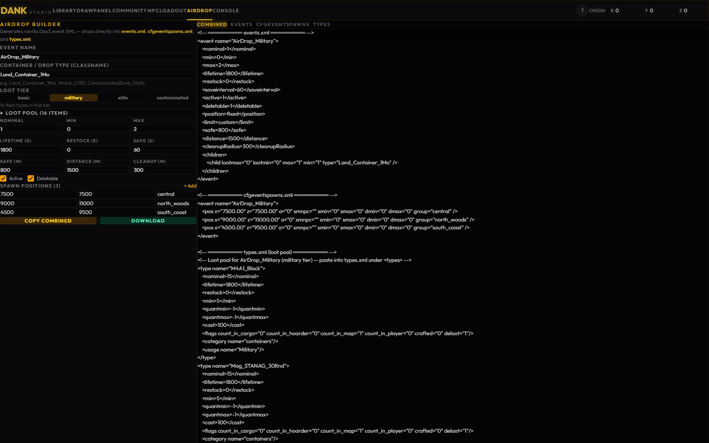 Dank Studio — DayZ Server Control Panel screenshot 4