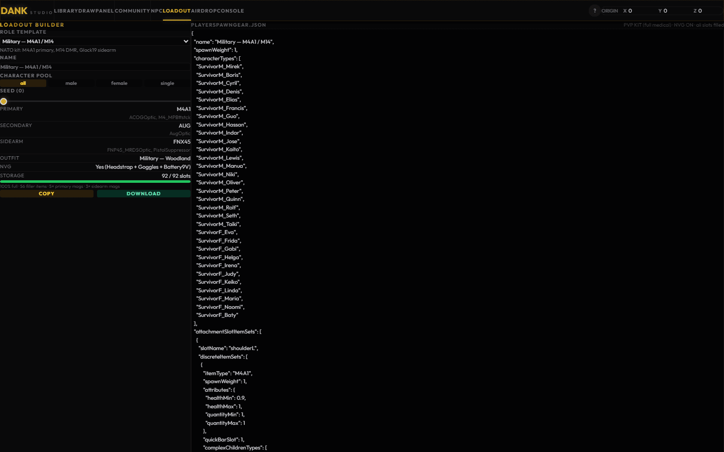 Dank Studio — DayZ Server Control Panel screenshot 6