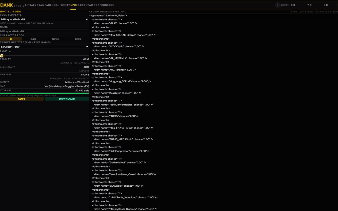 Dank Studio — DayZ Server Control Panel screenshot 5