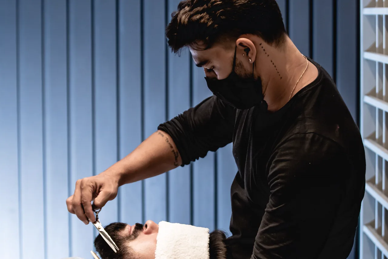 A barbering tool detail