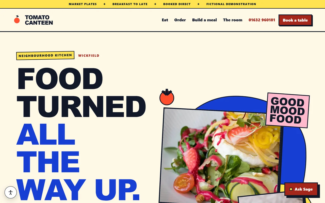 A real restaurant website we designed and built — open the live demo